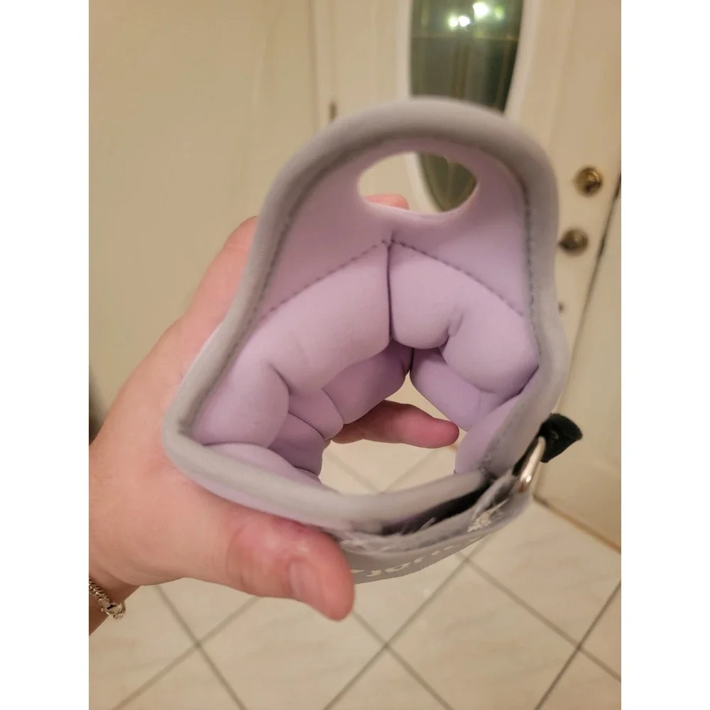 Wrist Weights with Thumb Loops Lock, 1.5 Lbs- Purple